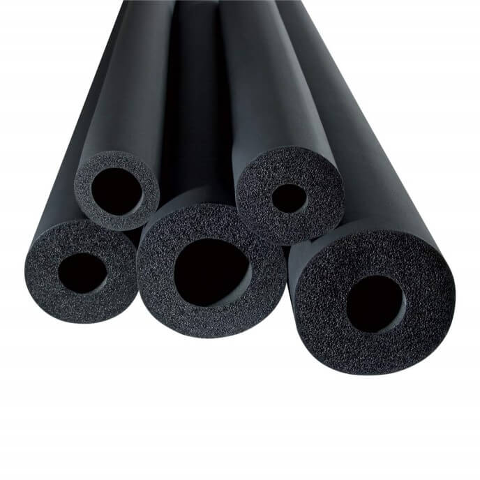 Rubaflex Nitrile Rubber Pipe Insulation - 2M SLIT Black Foam Lagging
